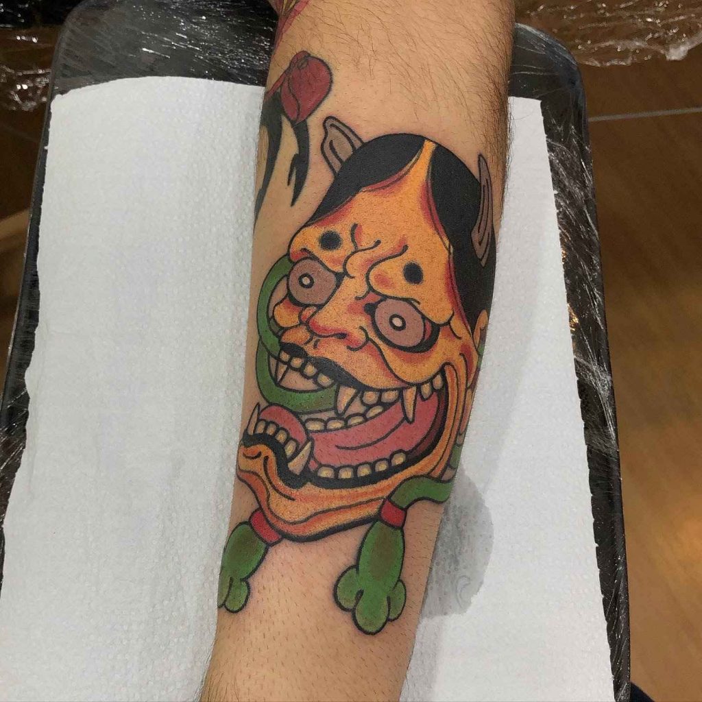 Foto de tatuagem feita por Luiz Felipe Ribas (@ribasxvx)