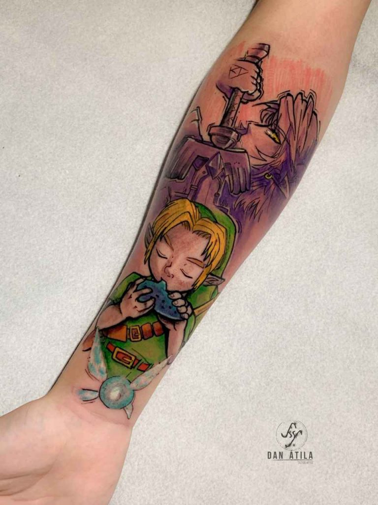 Foto de tatuagem feita por Dan Átila (@dan.atilaa)