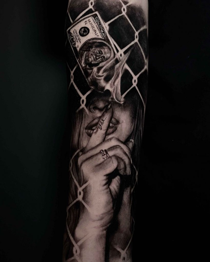 Foto de tatuagem feita por Flavio Moraes (@flaviomoraes_22)