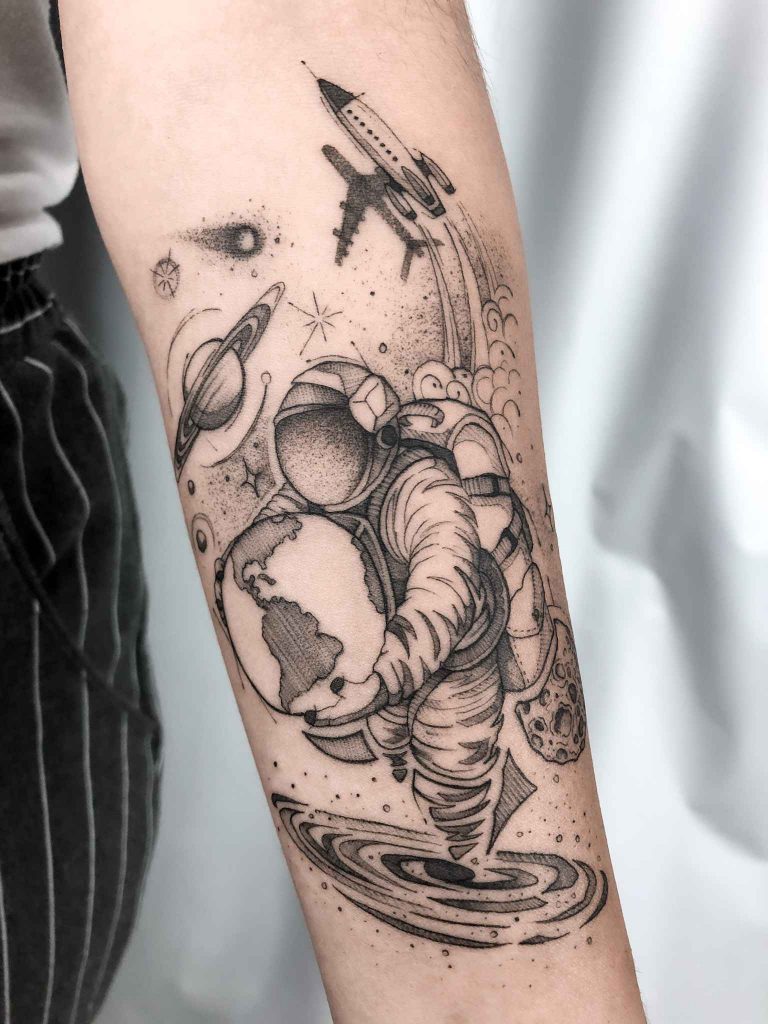 Foto de tatuagem feita por Lari Destro (@laridestro_tattoo)