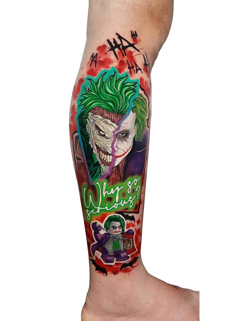 Foto de tatuagem feita por Xebba (@xebba.art)