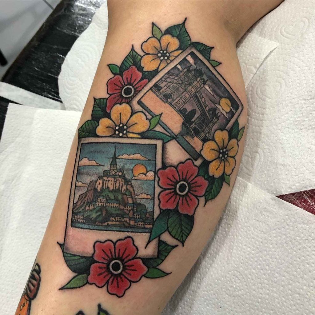 Foto de tatuagem feita por Luiz Felipe Ribas (@ribasxvx)