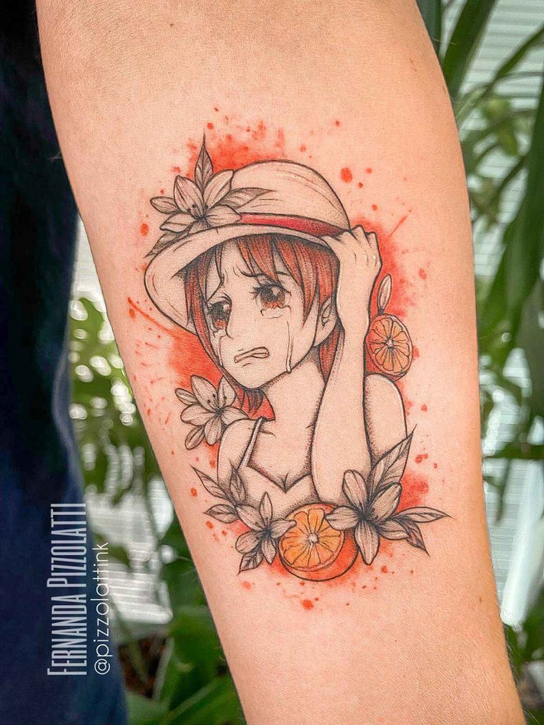 Foto de tatuagem feita por Fernanda Pizzolatti (@pizzolattink)