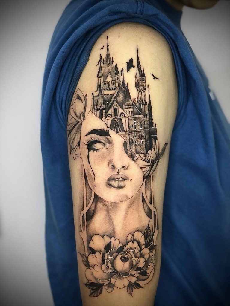 Foto de tatuagem feita por Raquel Miranda (@m.arteink)