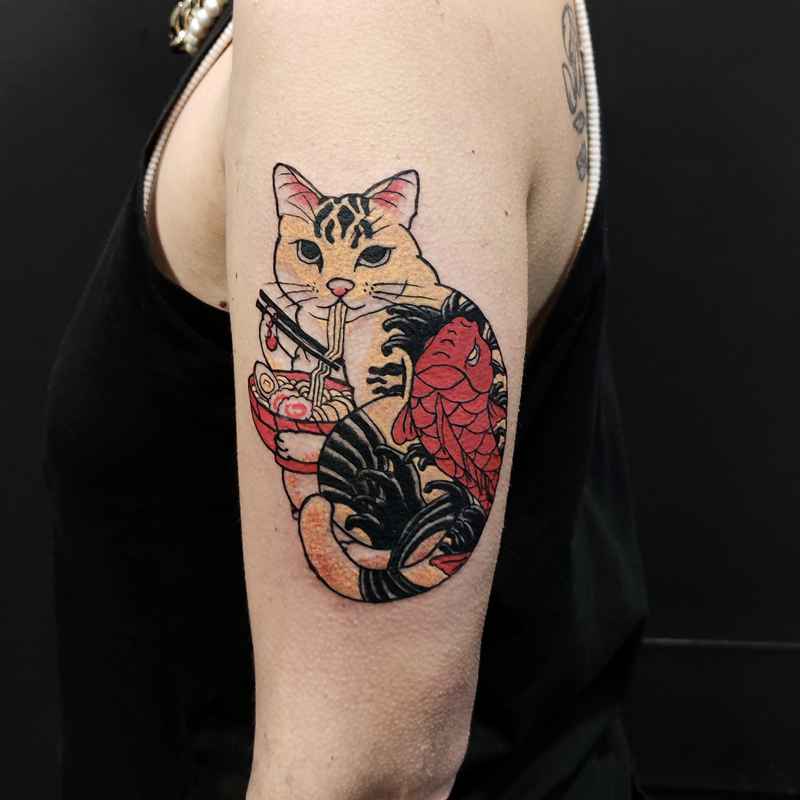 Foto de tatuagem feita por Marcos Morce (@marcosmorce)