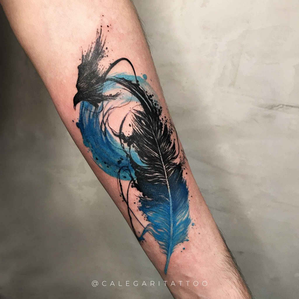 Foto de tatuagem feita por Fernanda Calegari (@calegaritattoo)