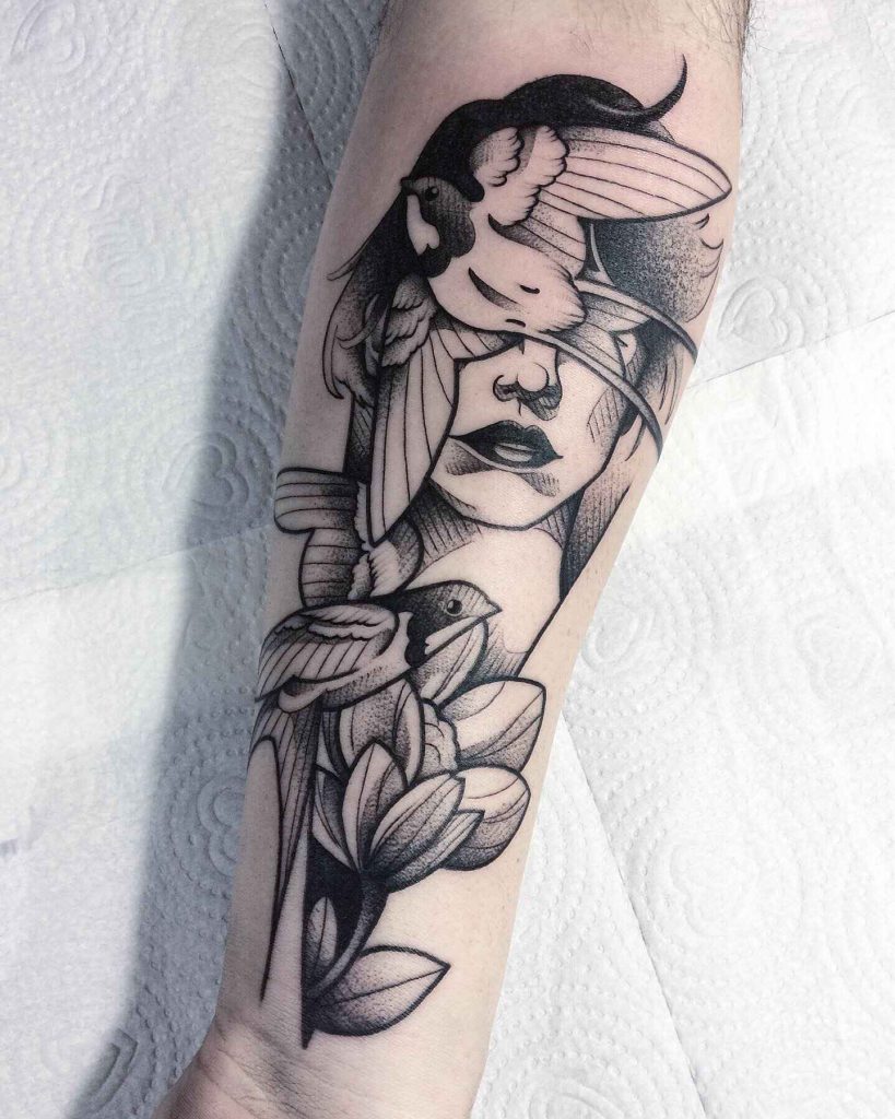 Foto de tatuagem feita por Thiago Siltrad (@thiagosiltrad.tts)