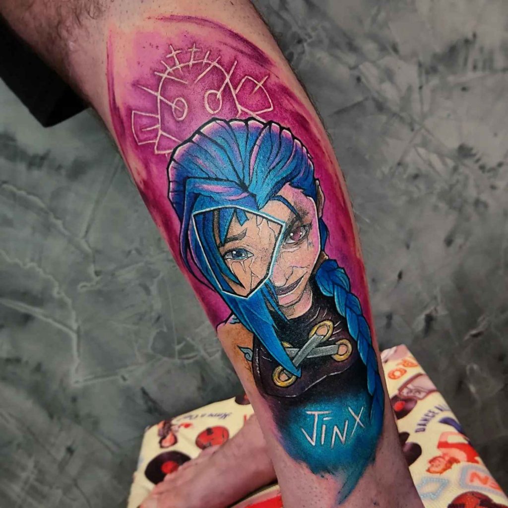 Foto de tatuagem feita por Marc Leonard (@marc_tattooink)