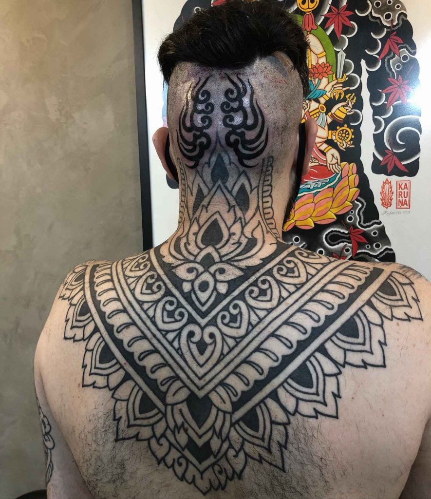 Foto de tatuagem feita por Luiz Felipe Ribas (@ribasxvx)