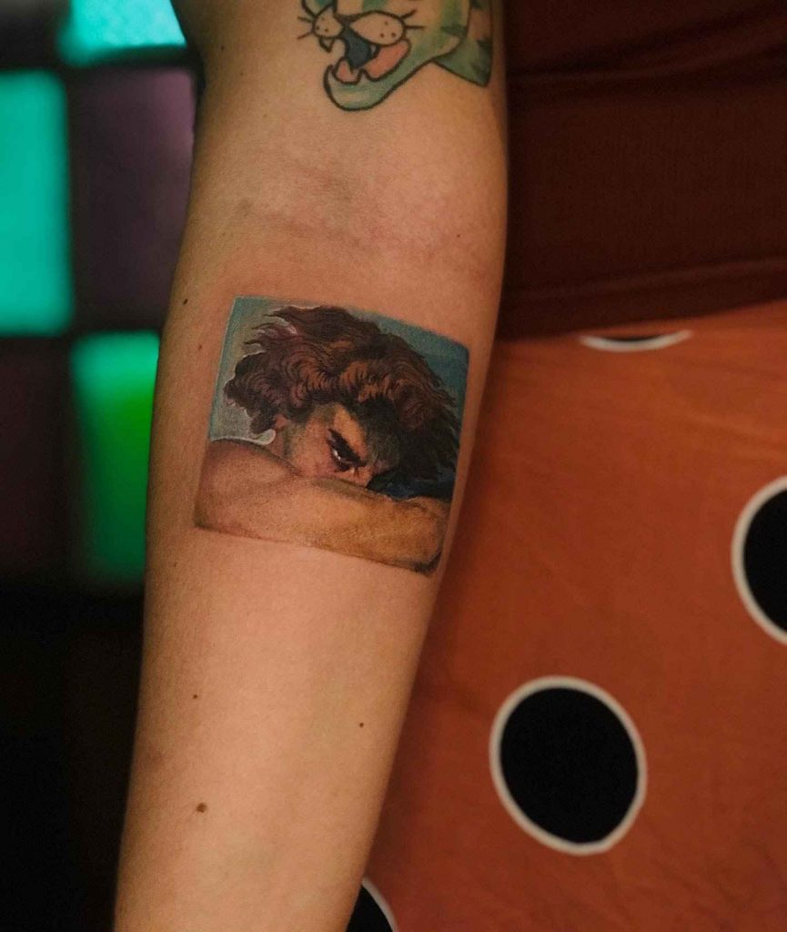 Foto de tatuagem feita por Cássio Magne Schneider (@cassiomagne)