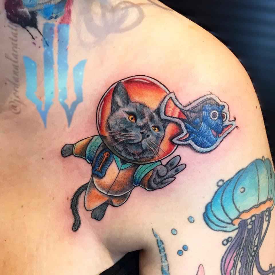 Foto de tatuagem feita por Jordana Lara (@jordanalaratattoo)