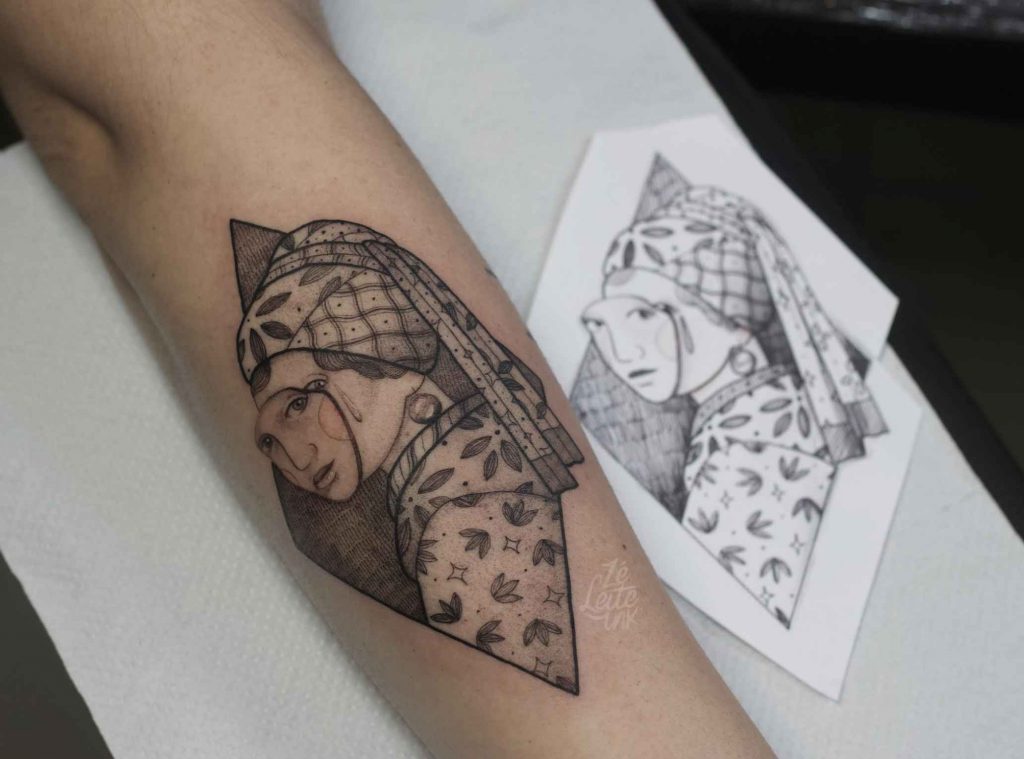 Foto de tatuagem feita por Zé Leite (@zeleiteink)