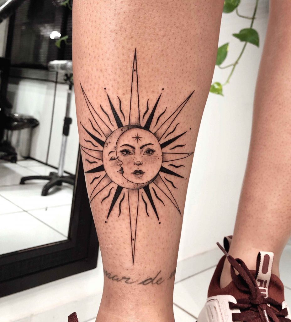 Foto de tatuagem feita por Luiza Proença (@lartlui)