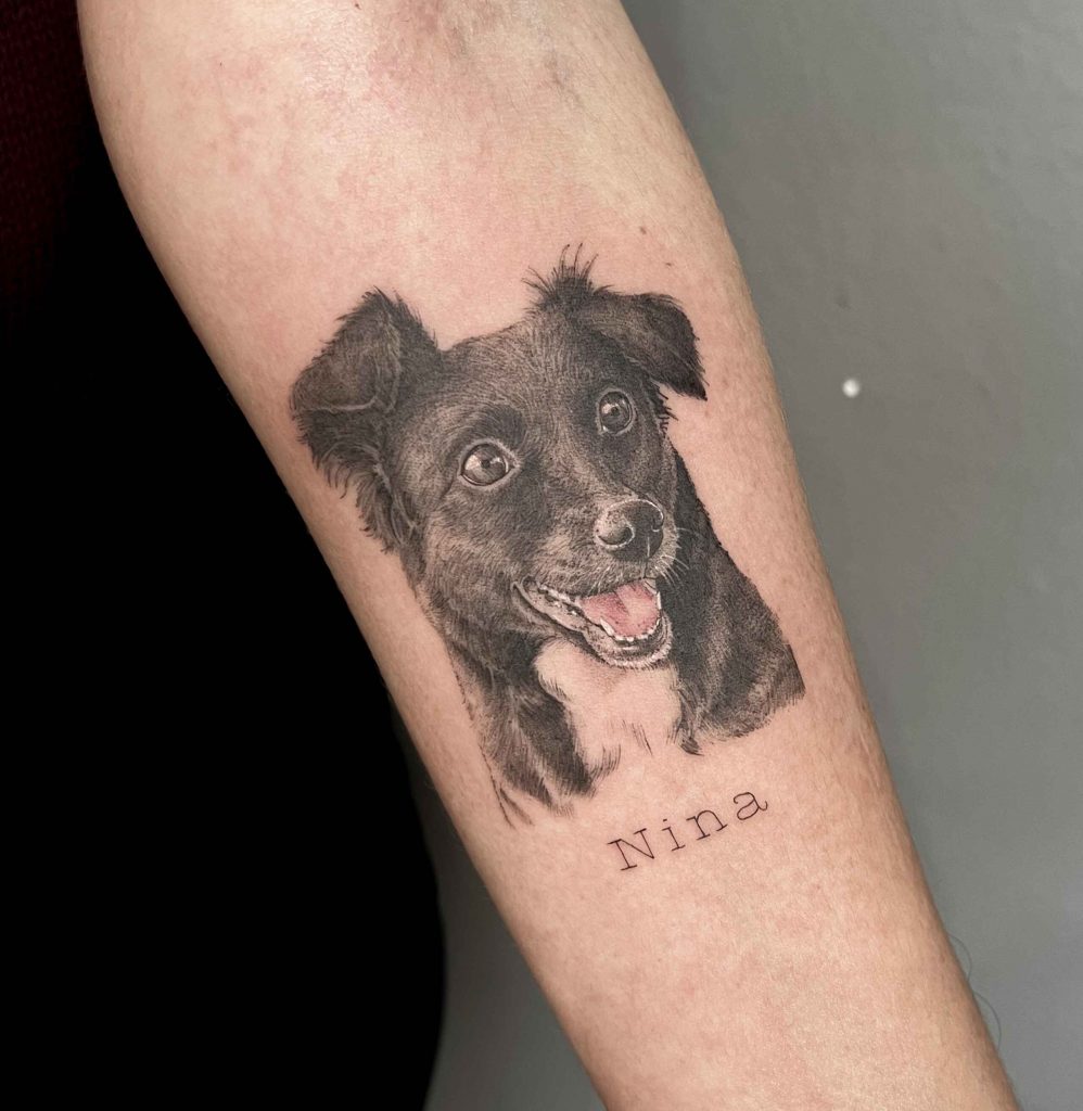 Foto de tatuagem feita por Melina Tattoo (@melinatattoo)