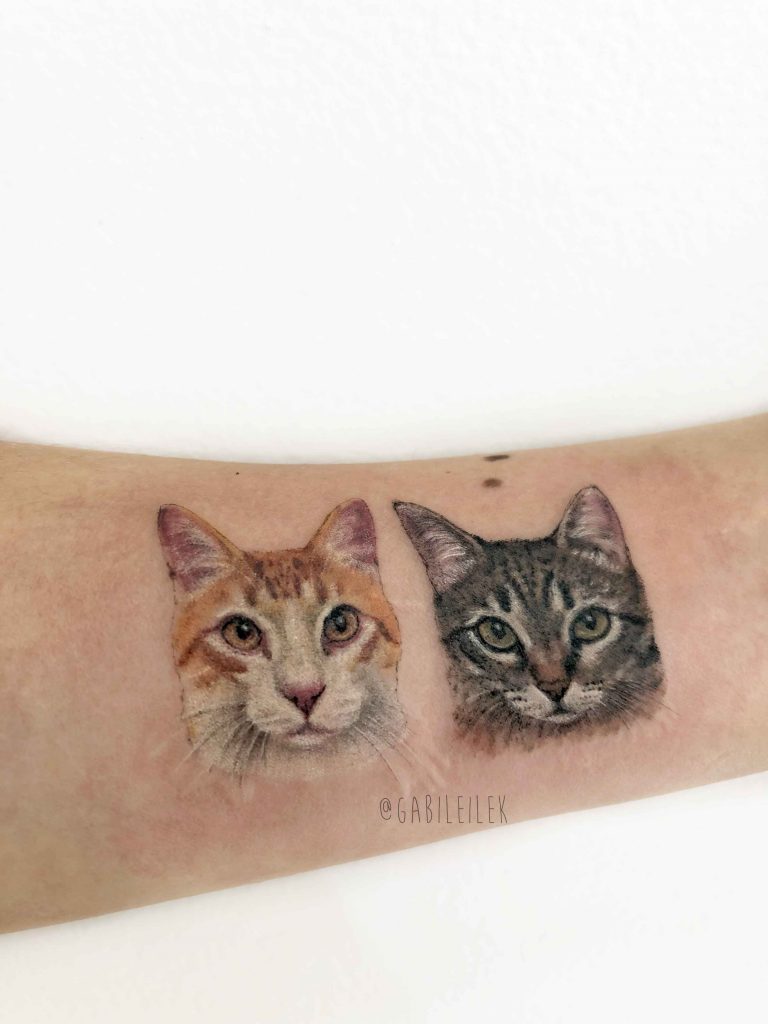 Foto de tatuagem feita por Gabi Leilek (@gabileilek)