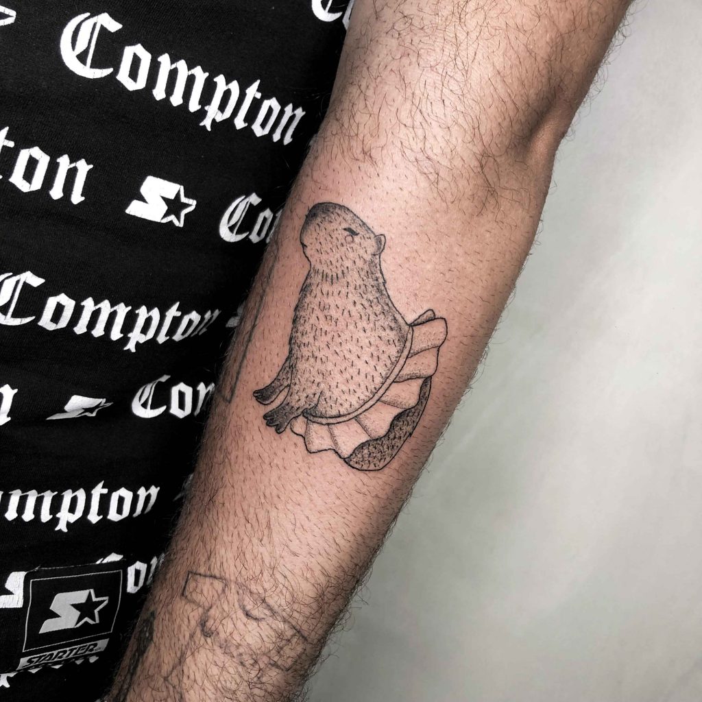 Foto de tatuagem feita por Andrey Ivo (@andreynk_)