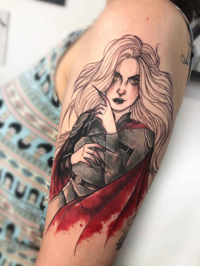 Foto de tatuagem feita por Nath Corrêa (@nathaliatattoo)