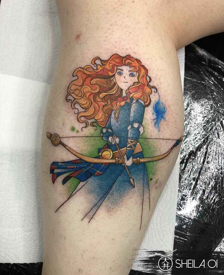 Foto de tatuagem feita por Sheila Oi (@sheila_oi)