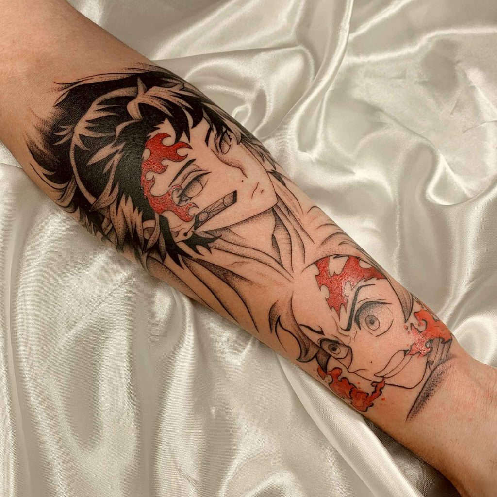 Foto de tatuagem feita por Jessica Braun (@brauntattoo)