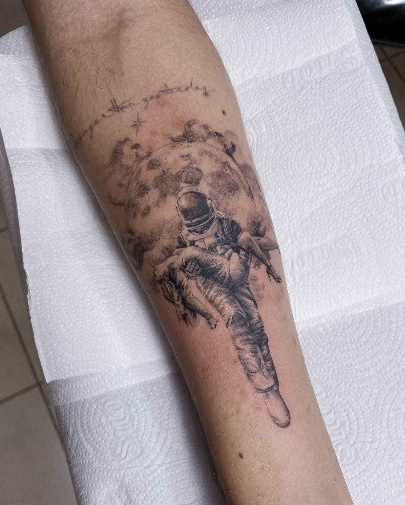 Foto de tatuagem feita por Danie Gachet (@danielogachetattoo)