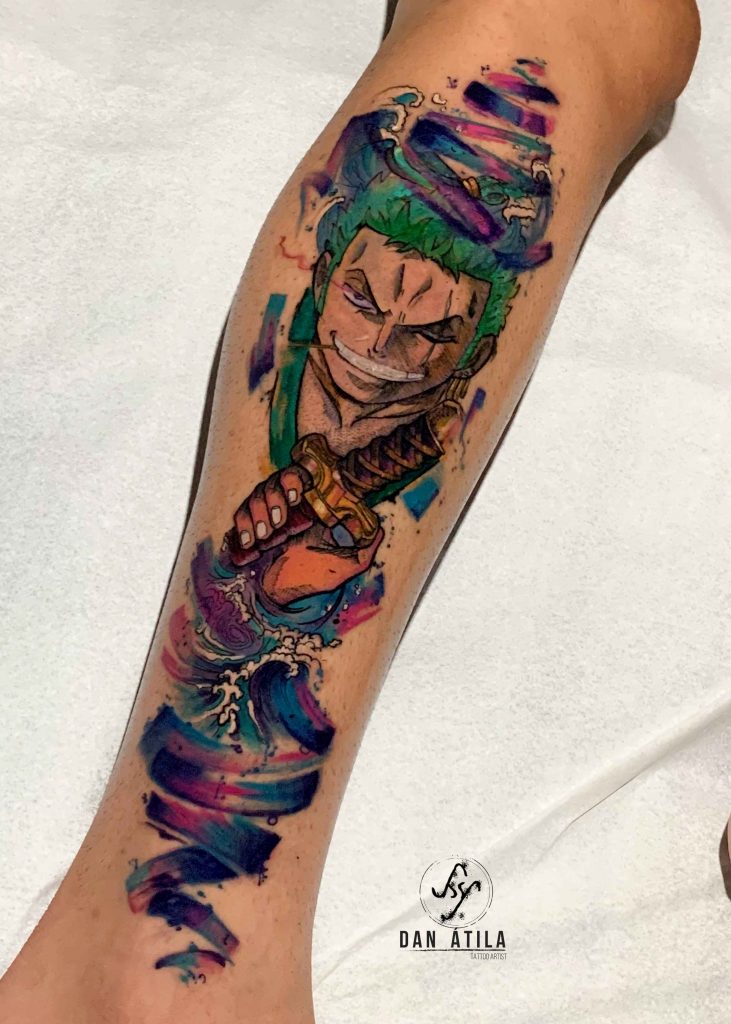 Foto de tatuagem feita por Dan Atila (@dan.atilaa)