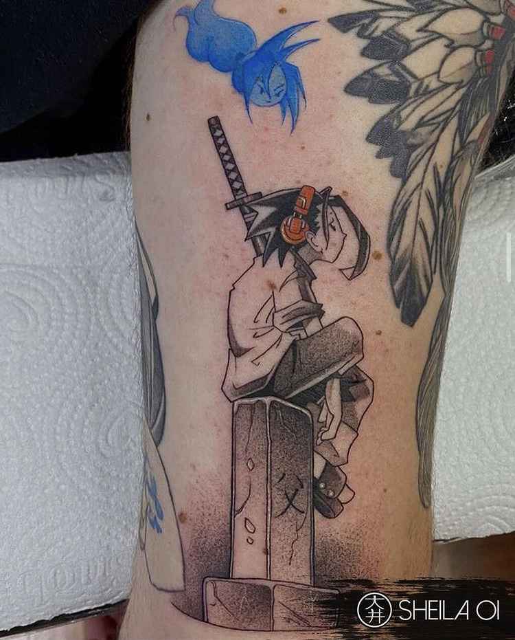 Foto de tatuagem feita por Sheila Oi (@sheila_oi)