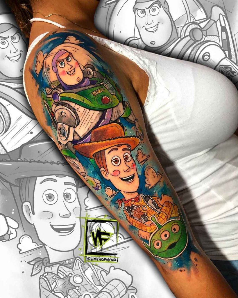 Foto de tatuagem feita por Vinicius Forte (@viniciusfmenoli)