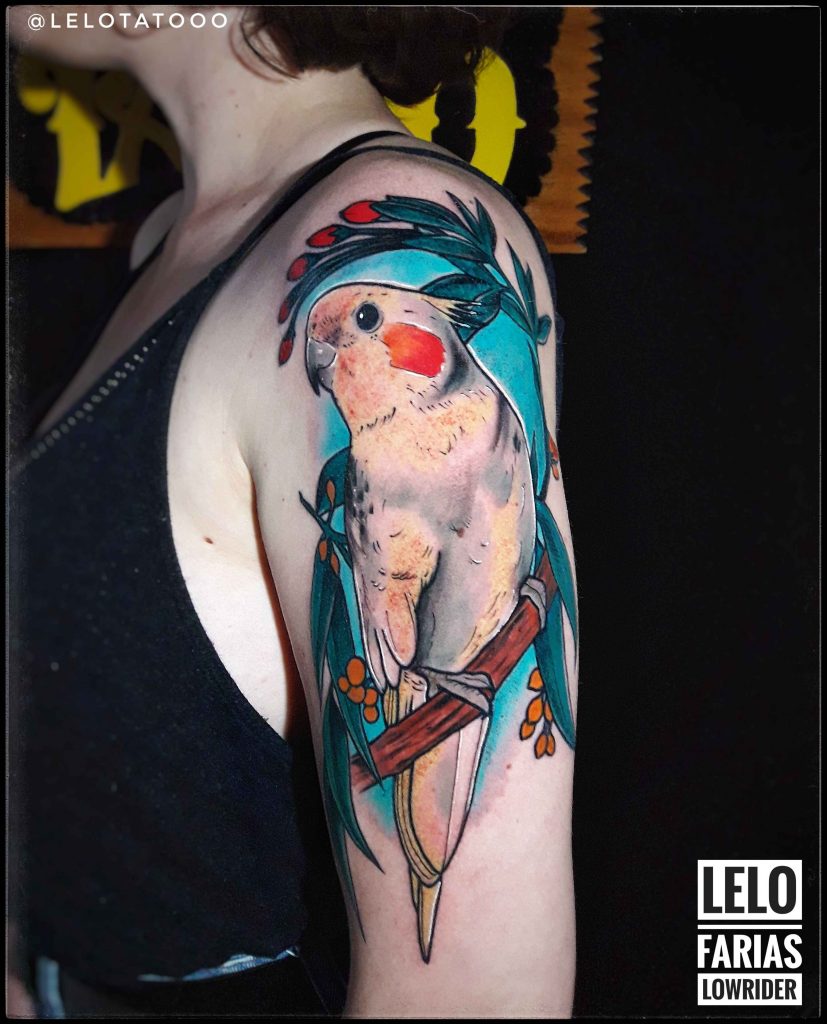 Foto de tatuagem feita por Lelo Farias (@lelotatooo)