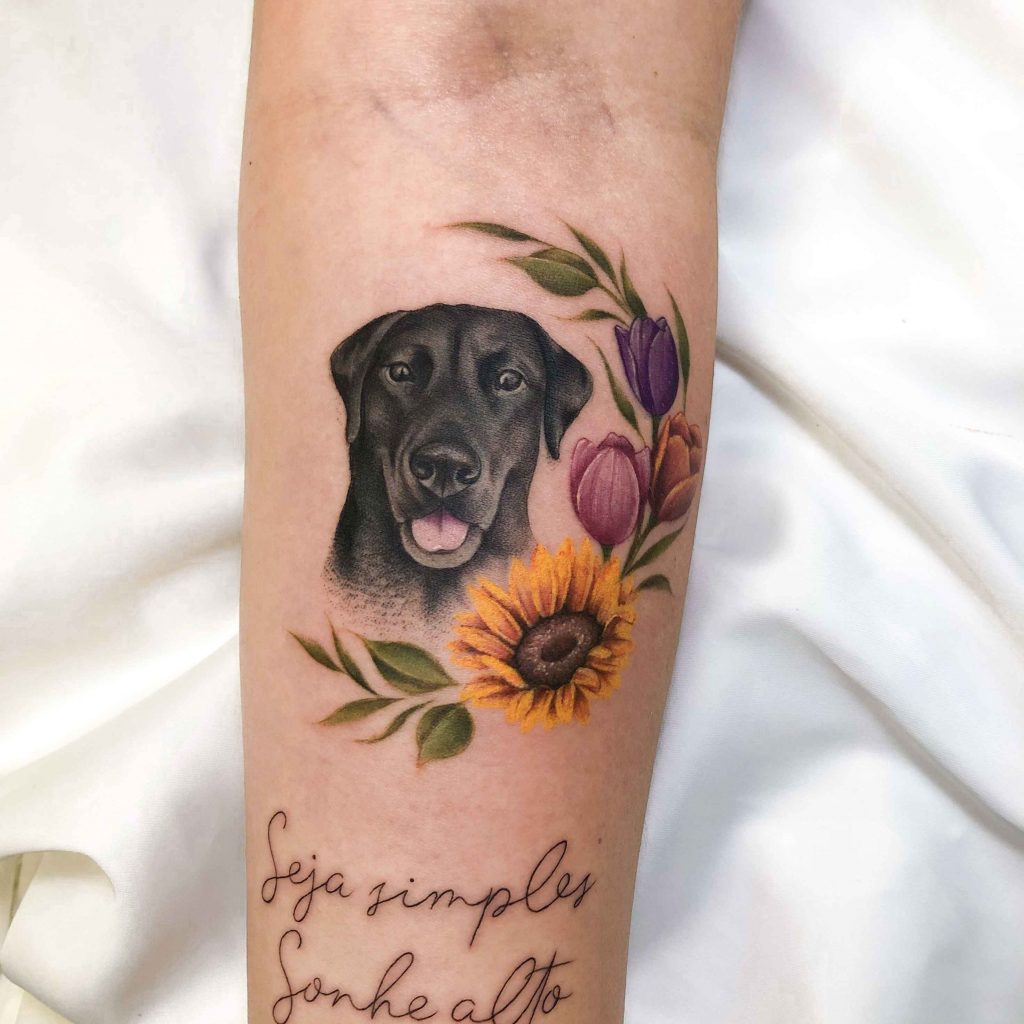 Foto de tatuagem feita por Anna Uliana (@annatattooartist_)