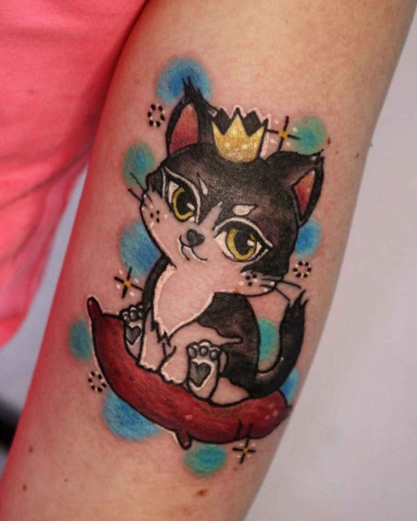 Foto de tatuagem feita por Julia Sincero (@jusincero)