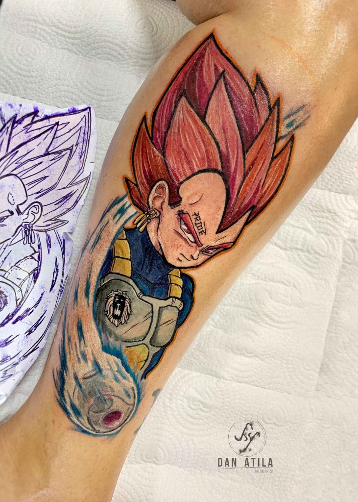 Foto de tatuagem feita por Dan Átila (@dan.atilaa)