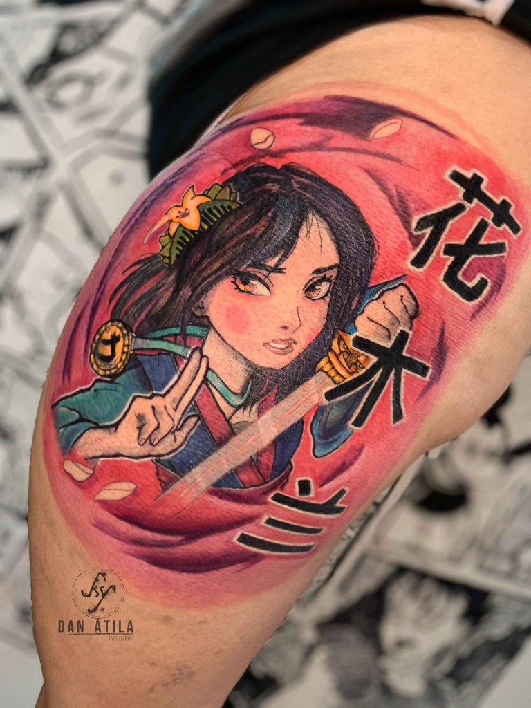 Foto de tatuagem feita por Dan Átila (@dan.atilaa)