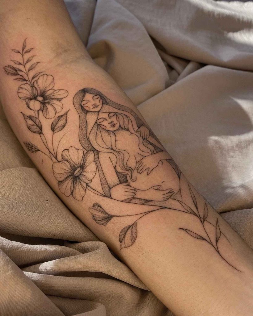 Foto de tatuagem feita por Lohanna Couri (@lohannacouri)