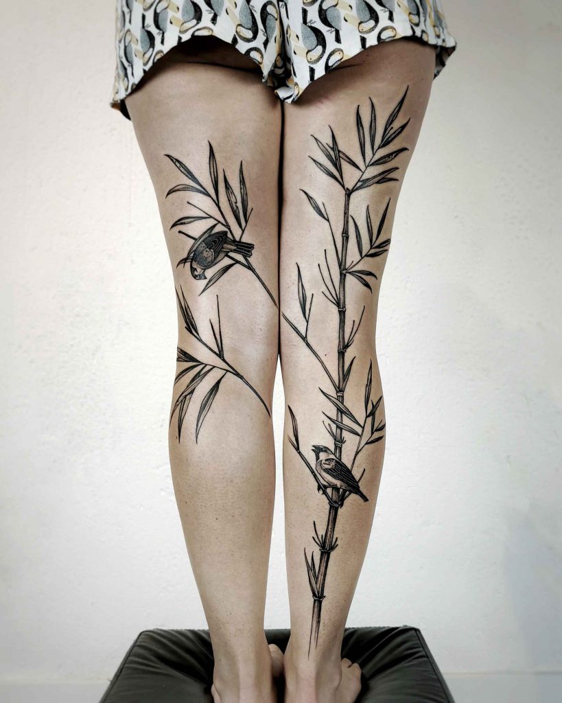 Foto de tatuagem feita por Lucas Bruni (@feij.ink)