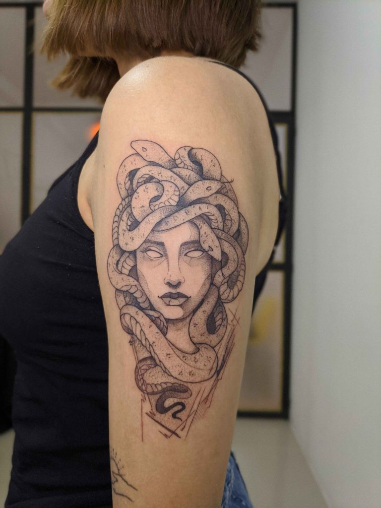 Foto de tatuagem feita por Dieme Brito (@dbritotattoo)