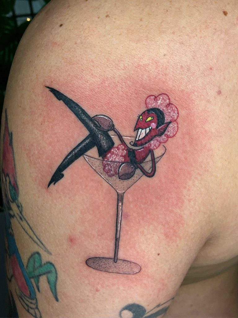 Foto de tatuagem feita por Harumy Benet (@ymurahtattoo)