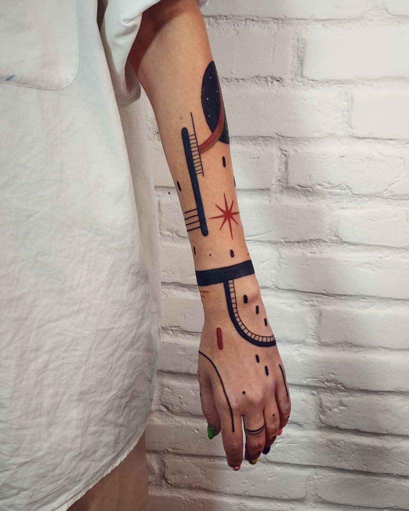 Foto de tatuagem feita por Barbarete (@barbaretez)
