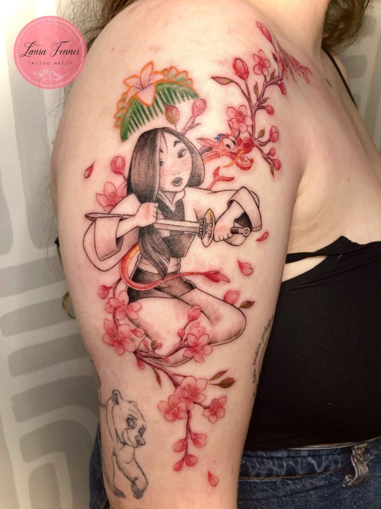 Foto de tatuagem feita por Laura Fenner (@fennerlauratattoo)