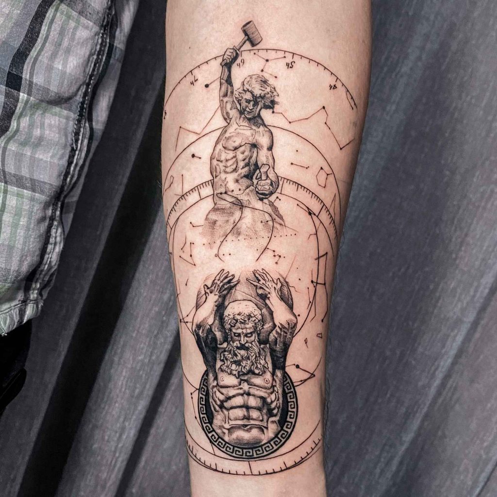 Foto de tatuagem feita por Dico Blackwork (@dicoblackworktattoo)