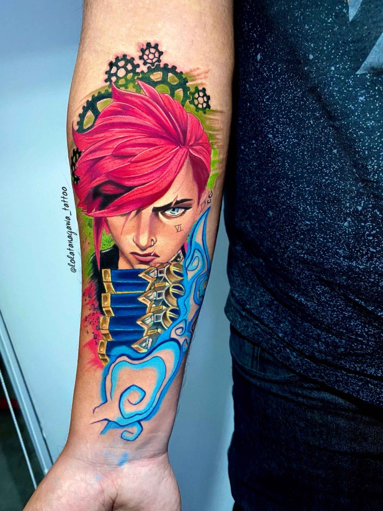 Foto de tatuagem feita por Lola Tanagawa (@lolatanagawa_tattoo)