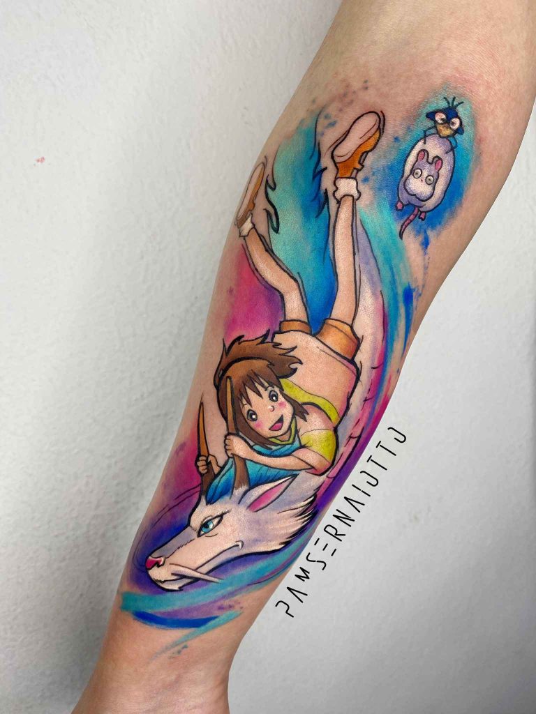 Foto de tatuagem feita por Pam Sernaiotto (@pamsernaiotto)