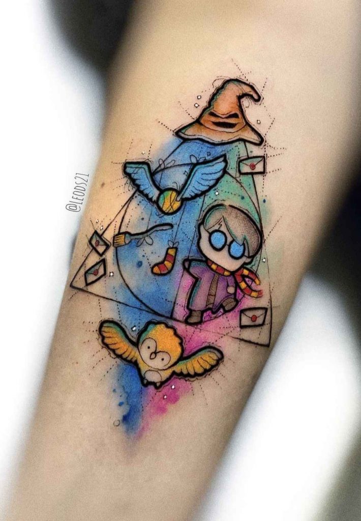 Foto de tatuagem feita por Léo Dionizio (@leods21)