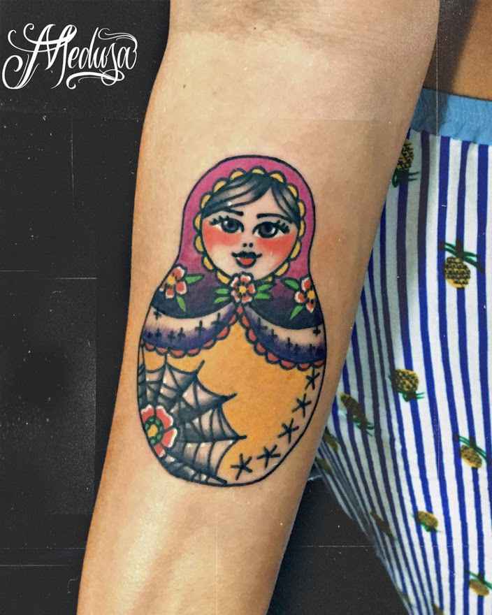 Foto de tatuagem feita por Nane Medusa (@nanemedusa)