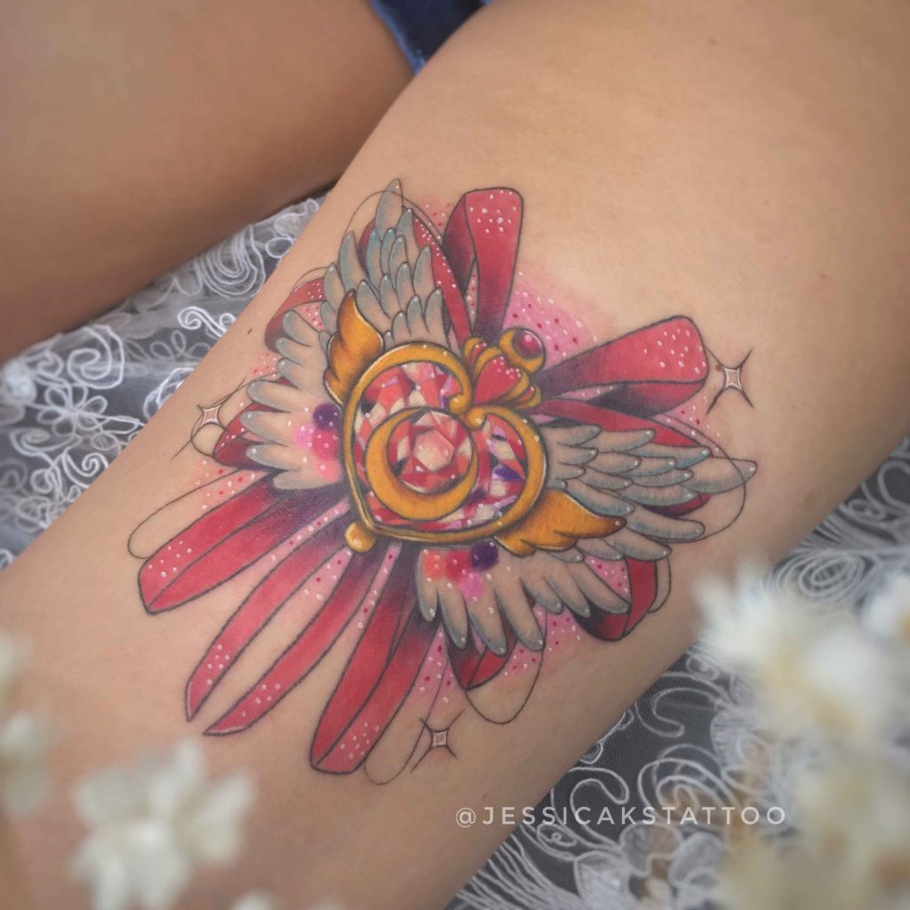 Foto de tatuagem feita por Jéssica Sant’ana (@jessicakstattoo)
