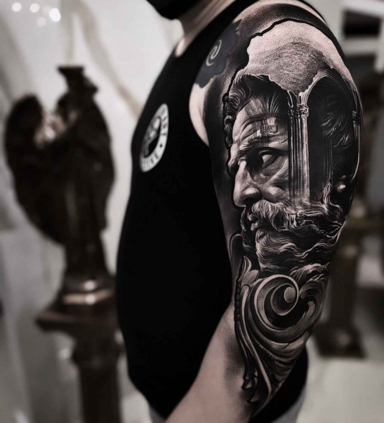 16 artistas fantásticos da tatuagem em preto e cinza - Blog Tattoo2me