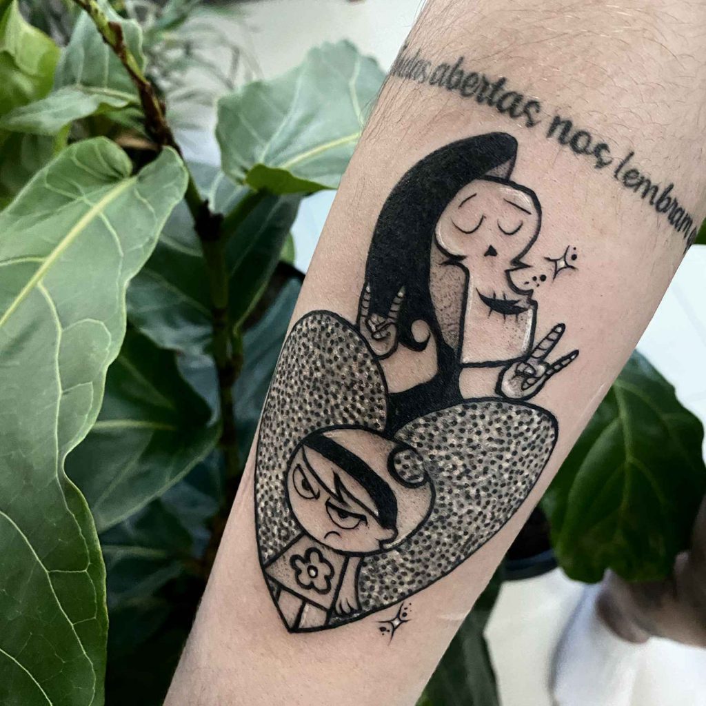 Foto de tatuagem feita por Isa Paladino (@isa.paladino_)