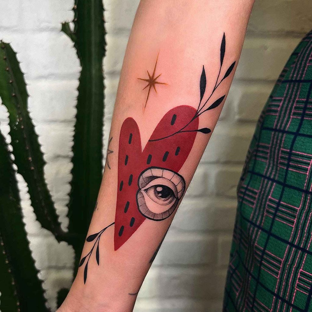 Foto de tatuagem feita por Barbarete (@barbaretez)