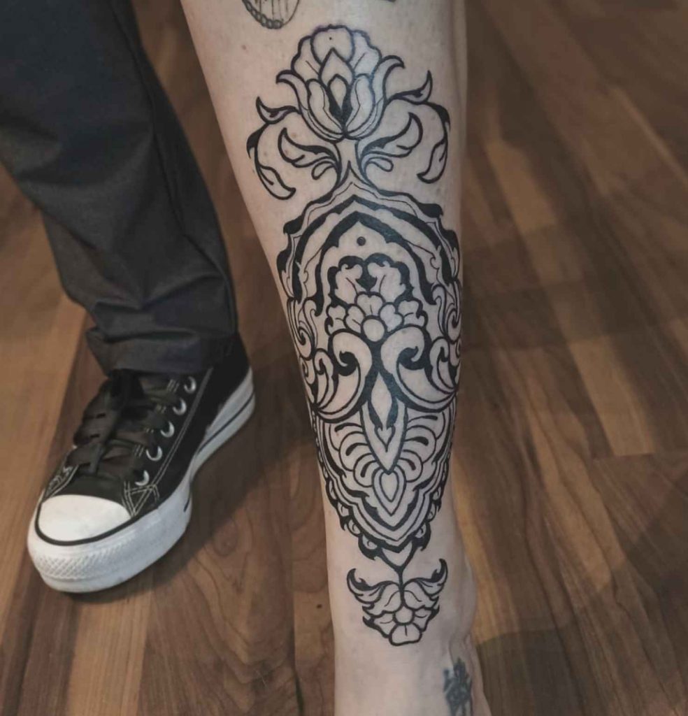 Foto de tatuagem feita por Cesar Augusto (@cesaraugustotf)