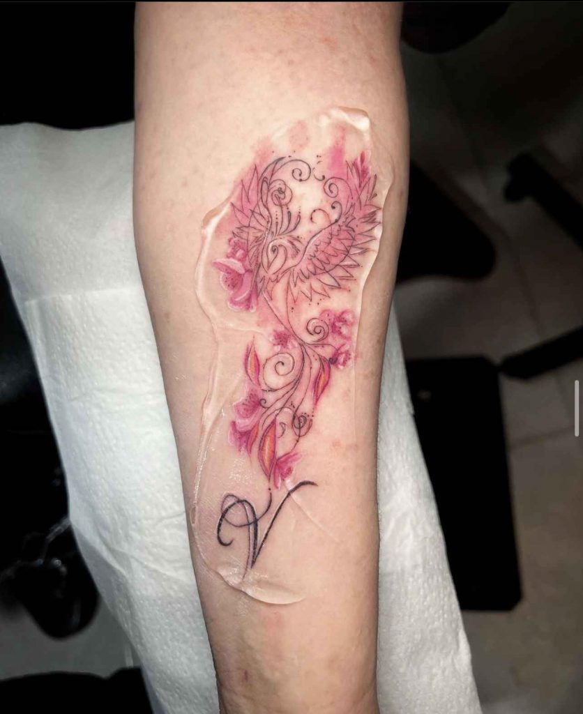 Foto de tatuagem feita por Ligia Moraes (@ligiamoraesink)
