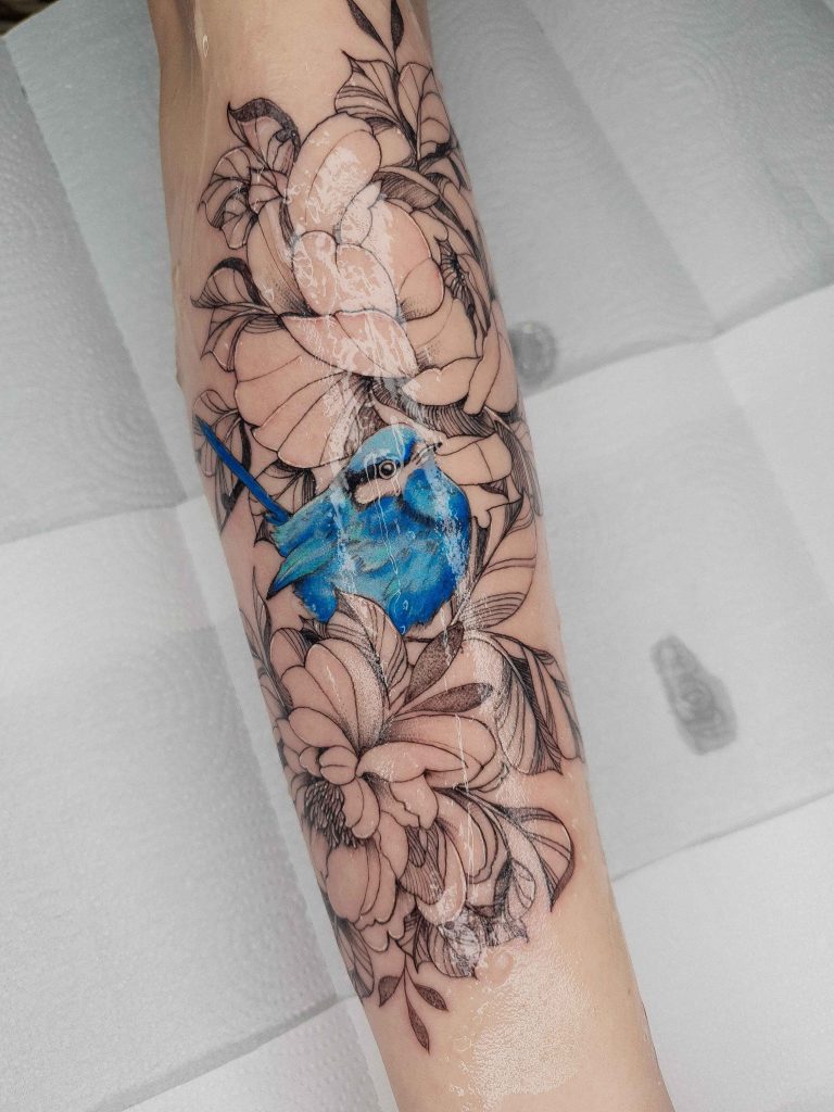 Foto de tatuagem feita por Lídia Santos (@lidiasantos_art)